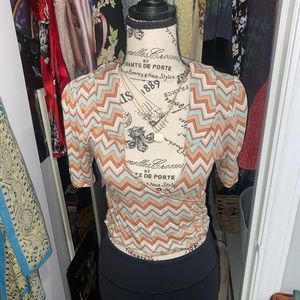 Urban Outfitters Fit Cross Wrap Top